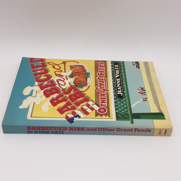 Vintage Barbecued Ribs and Other Great Feeds Cookbook 1985 BBQ by Jeanne Voltz - Picture 2 of 10
